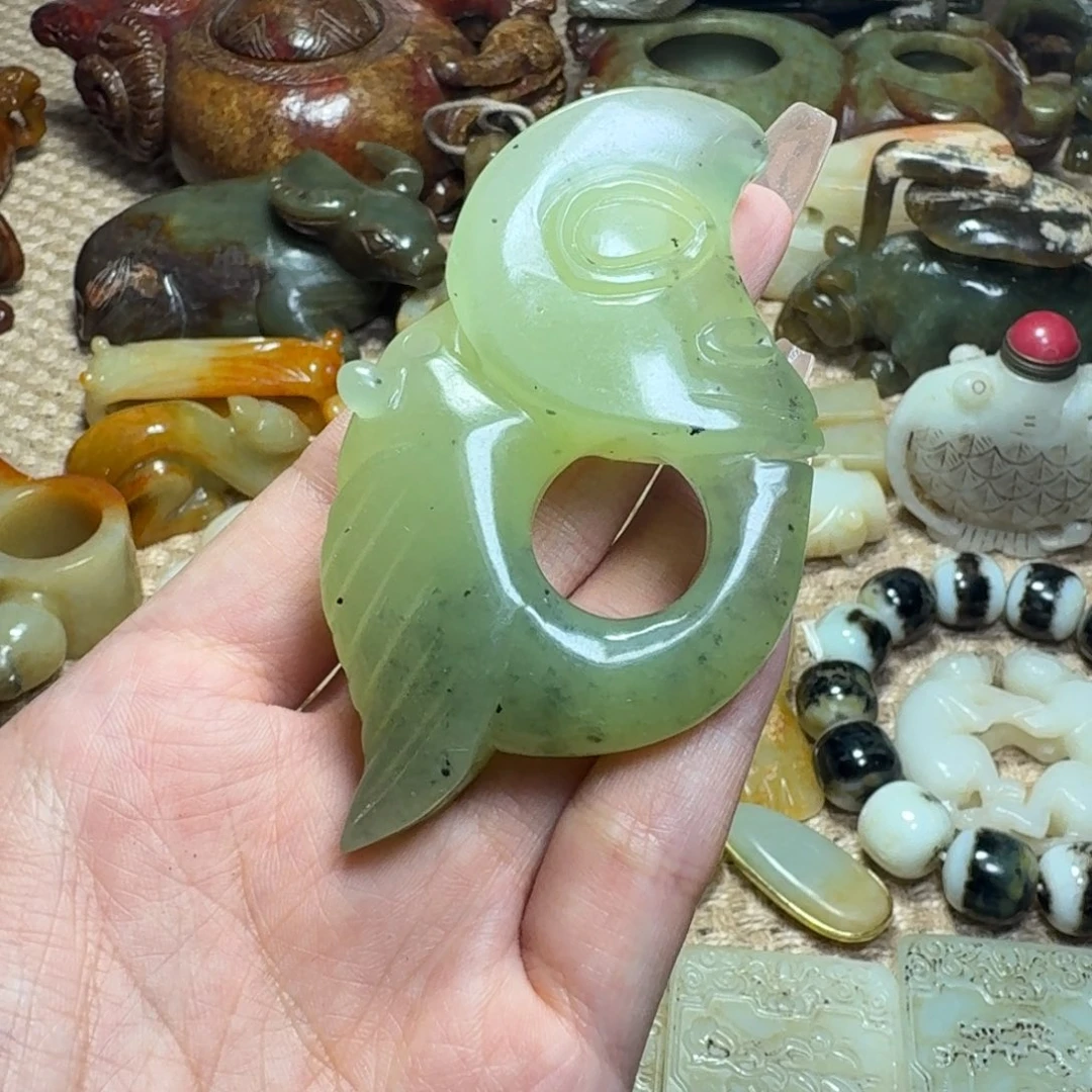 吊坠白玉菩提挂件