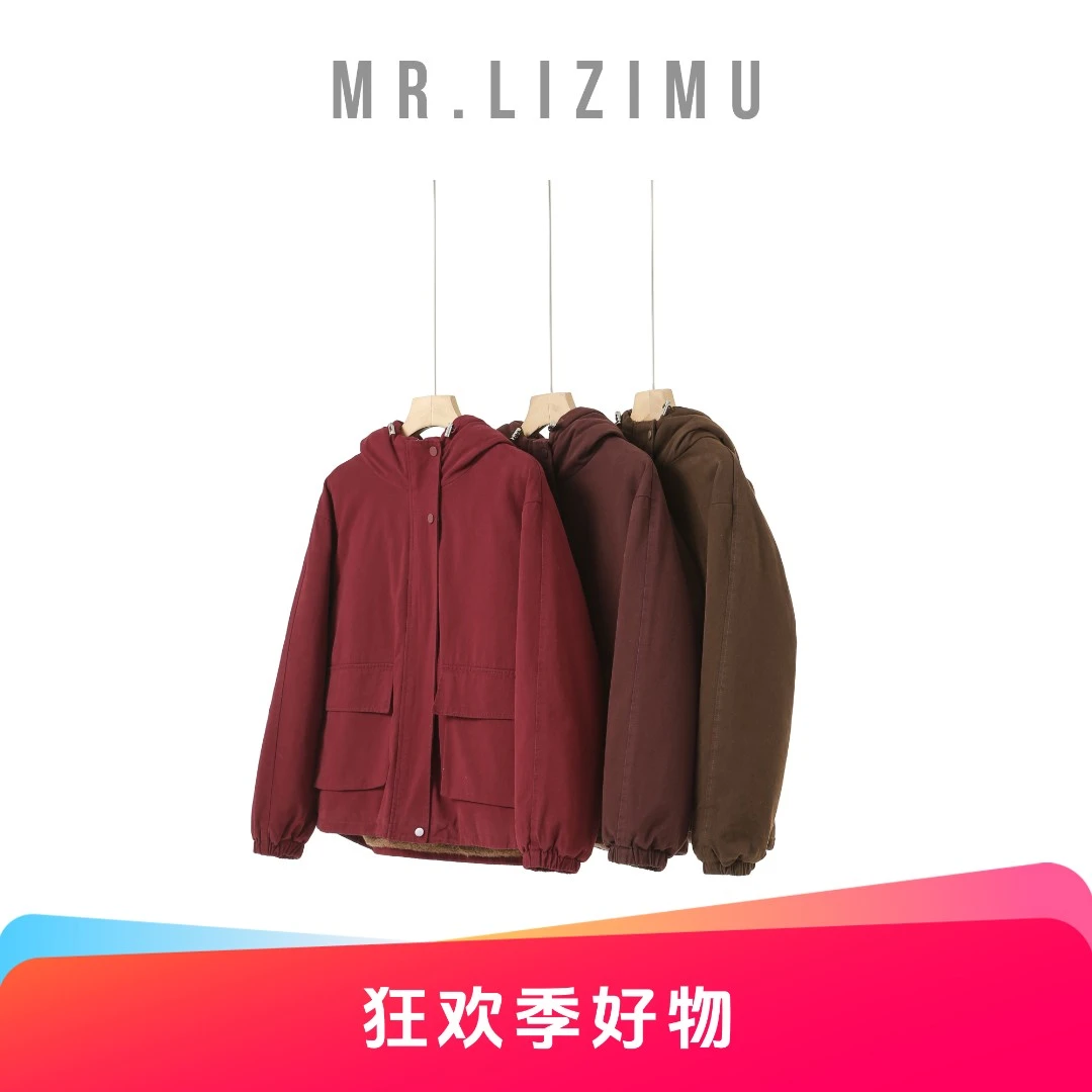 李子木先生「狂欢季好物」时尚棉服外套女款爆款2025新款冬天洋气