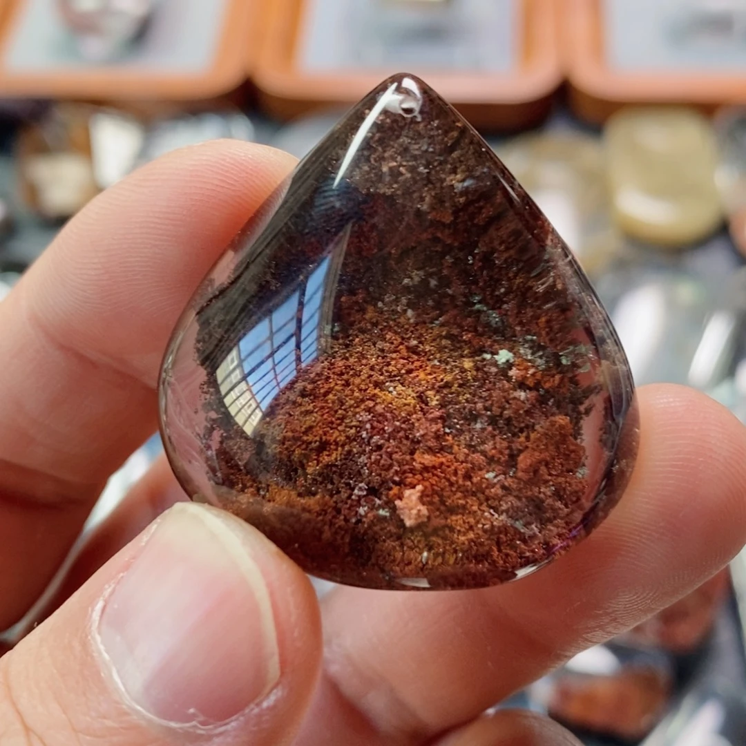 水晶未镶嵌吊坠(不含链)