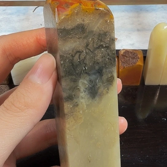 寿山石印石白****生寿山石印石