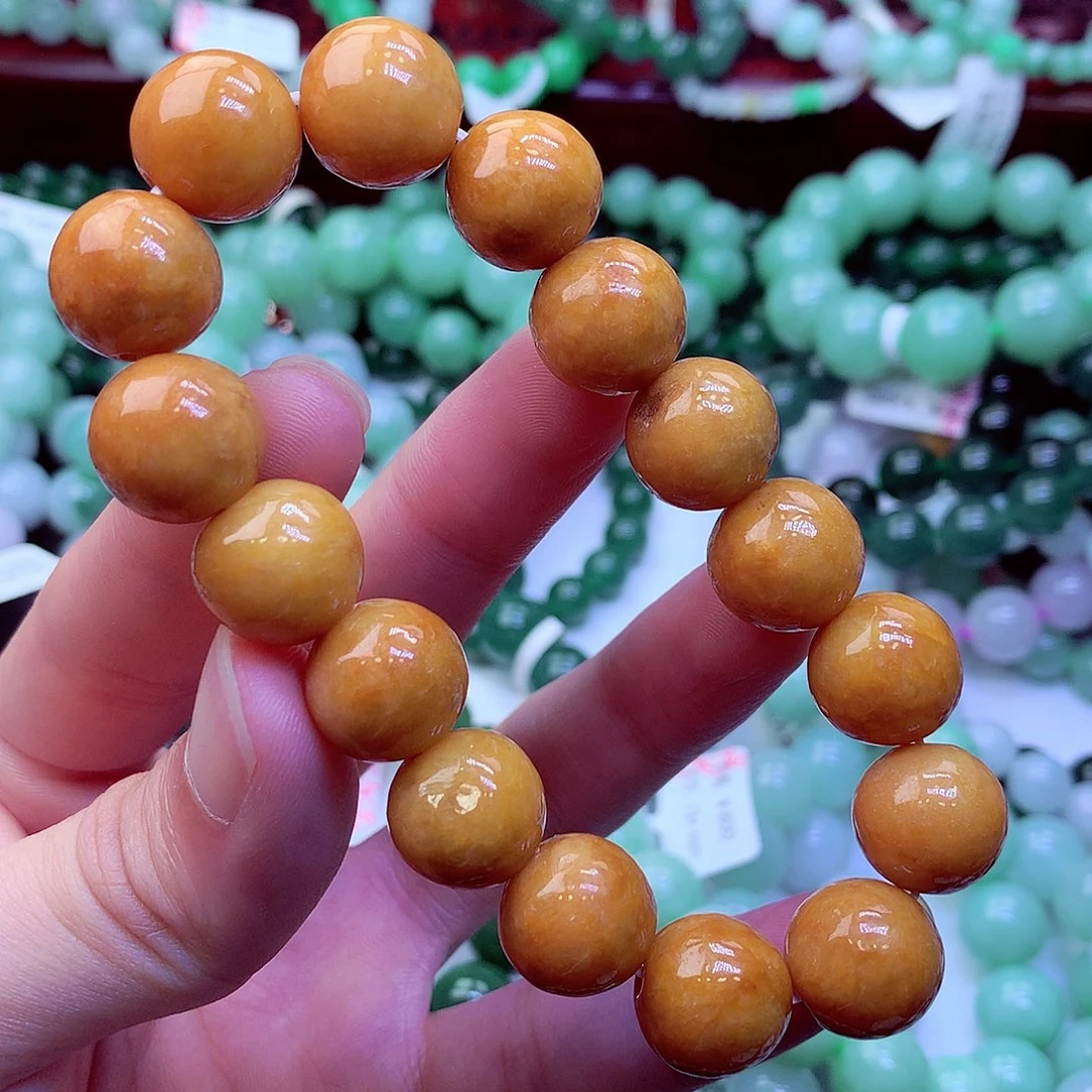 翡翠未镶嵌毛衣链