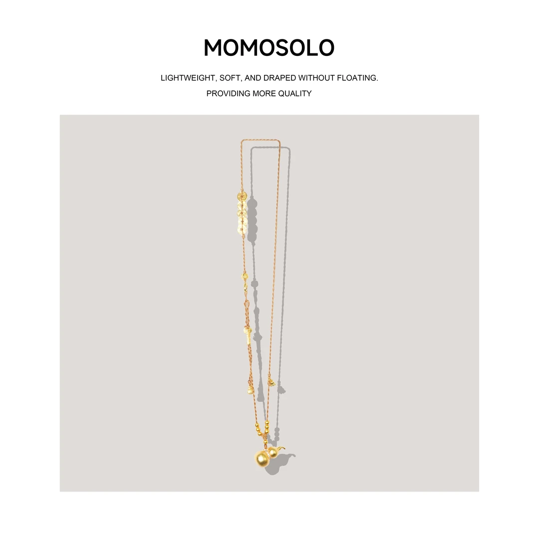 合金项链 •福禄•新葫芦女款福字项链葫芦吊坠项链福禄精工258813