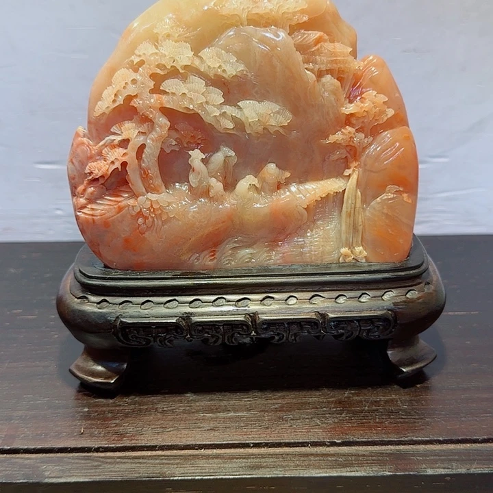 福***6寿山石寿山石摆件精品