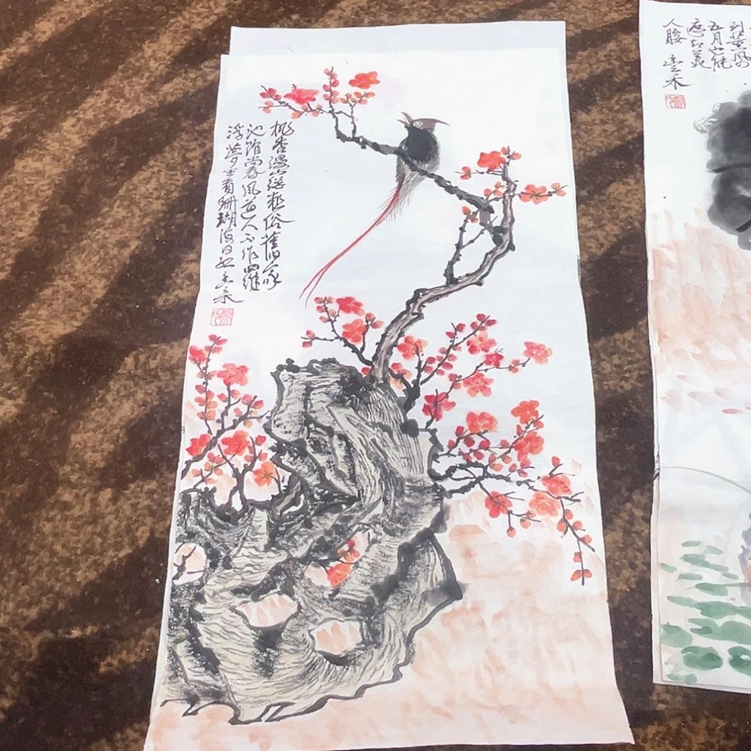 国画姚贵老师四尺四开绘画