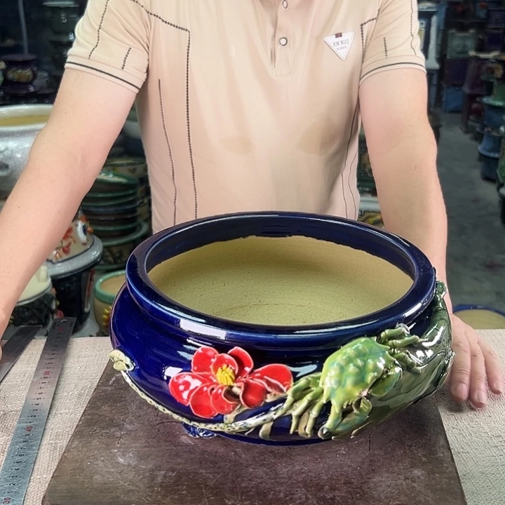 泳坤堂石湾盆陶瓷