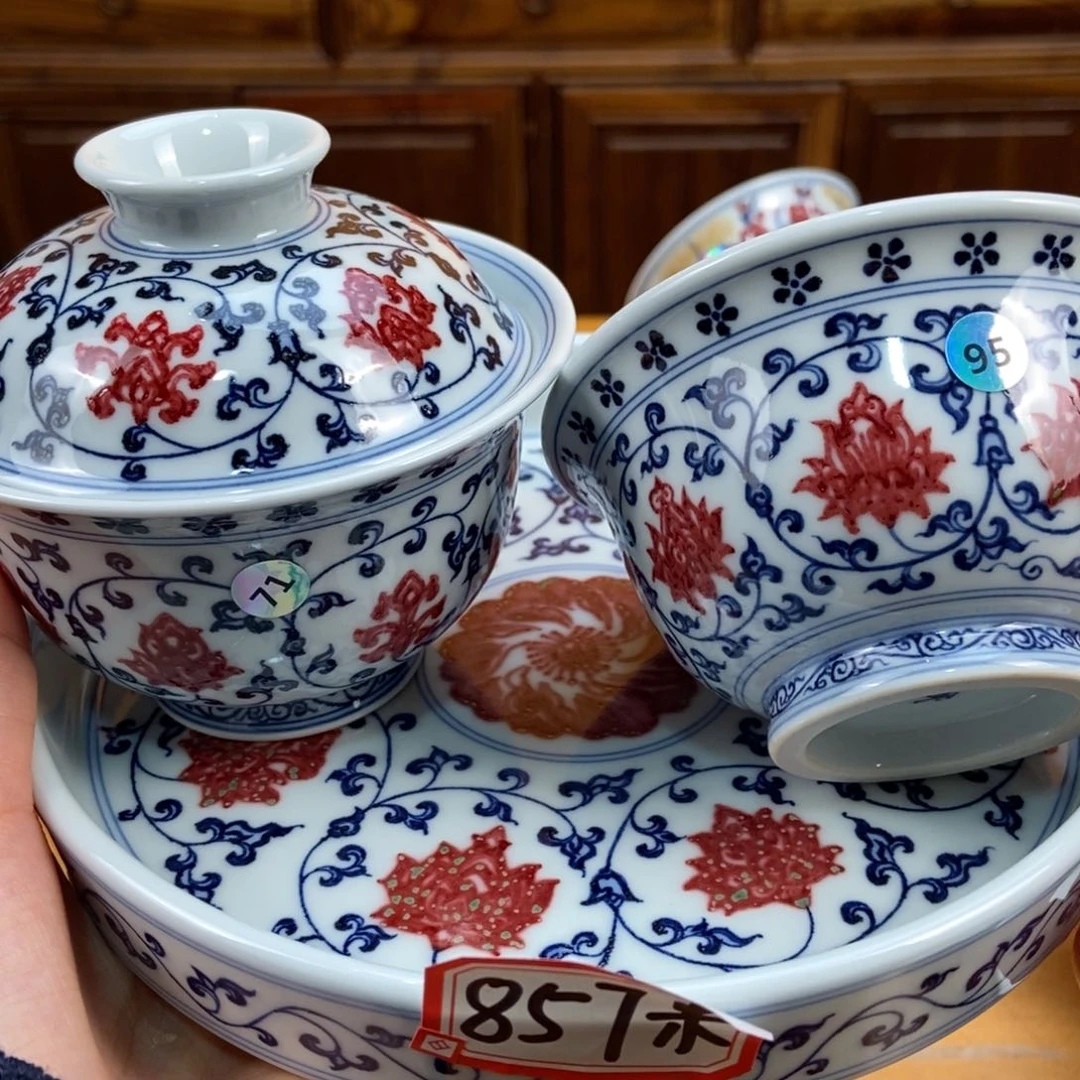 手绘现代现代茶具非古董深**海