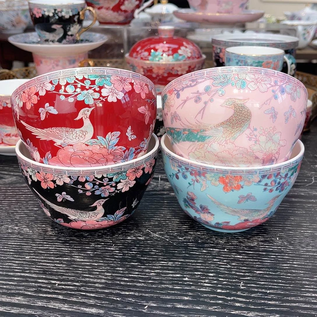 骨瓷饭碗4个/////////：//