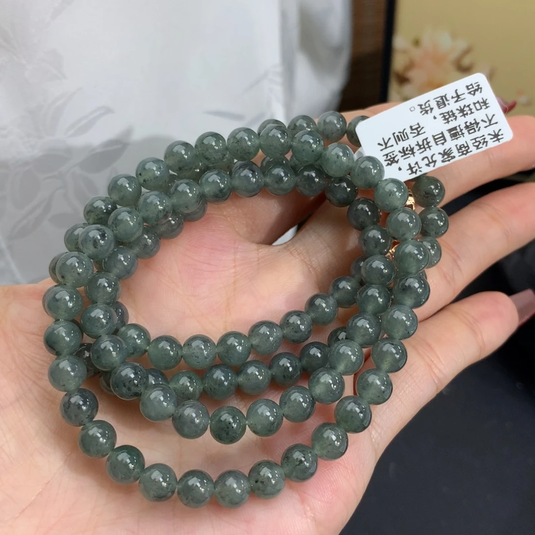 翡翠手链未镶嵌卡6冰胶乌鸡项链