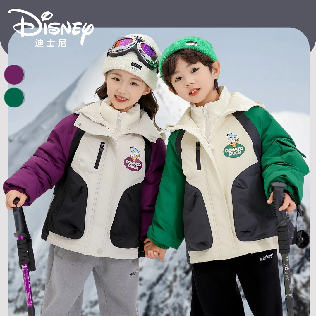【清仓】Disney/迪士尼秋冬儿童日常保暖防寒加厚加绒外套XHR3SW367