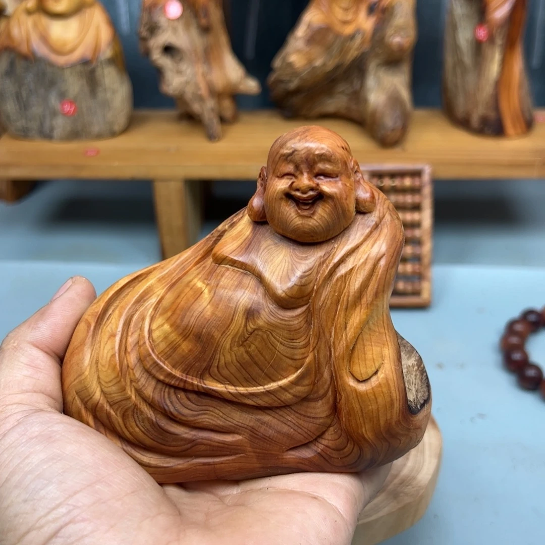 用***3木崖柏木摆件手把件