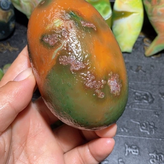 石英质玉珠宝半成品未镶嵌大**灵