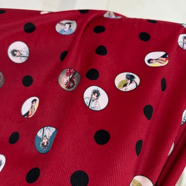 45 国朝京剧中厚柔软春夏秋灯芯绒面料4米价