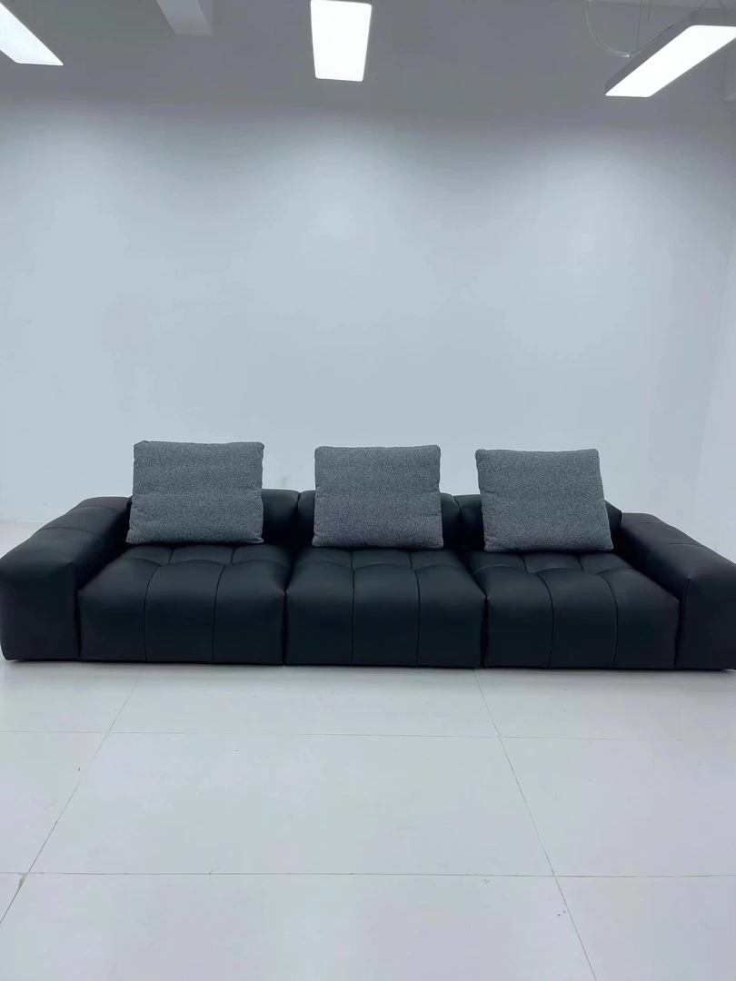 【牛牛家具】【全皮不拼接】【提供追踪卡溯源码提供皮行验货】像素沙发