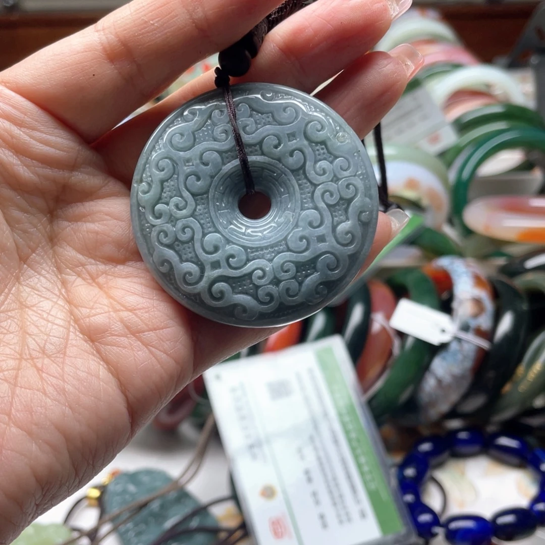 翡翠未镶嵌颈饰8888899999999