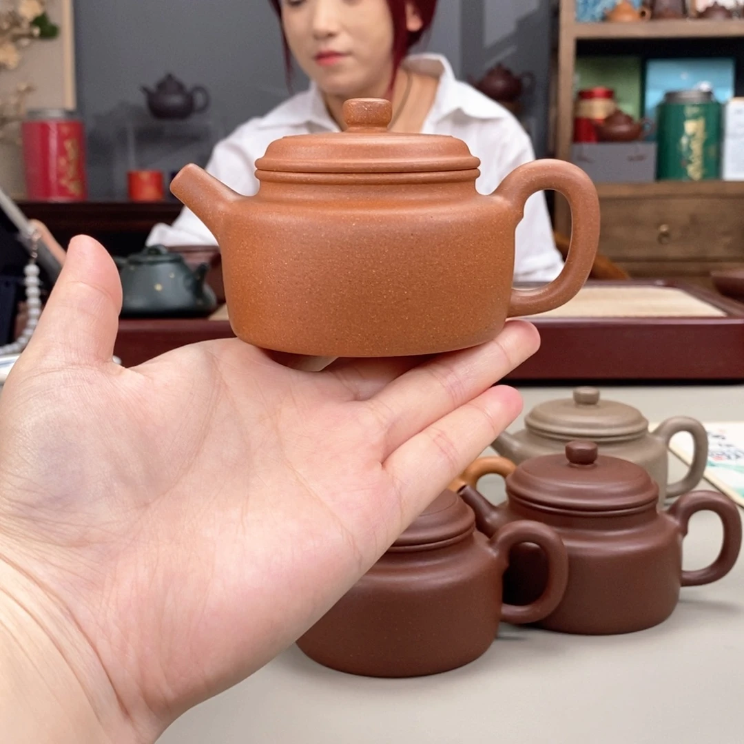 茶壶紫砂黄降坡德钟半手150cc