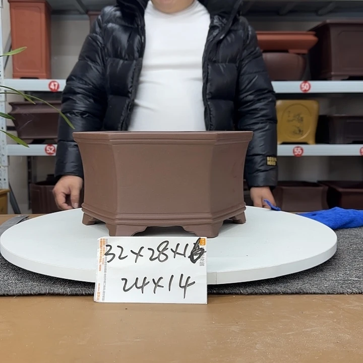 紫砂花盆这是我的