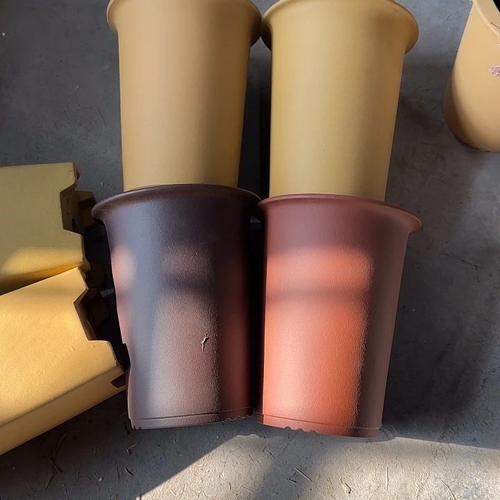 15×19四只手工小桶盆