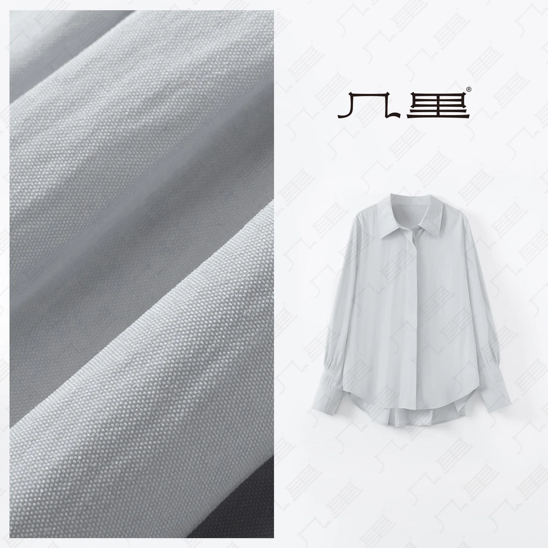 几里与麻【慵懒秘籍】百搭清新基础春款衬衫 衣长74胸围106 2010445