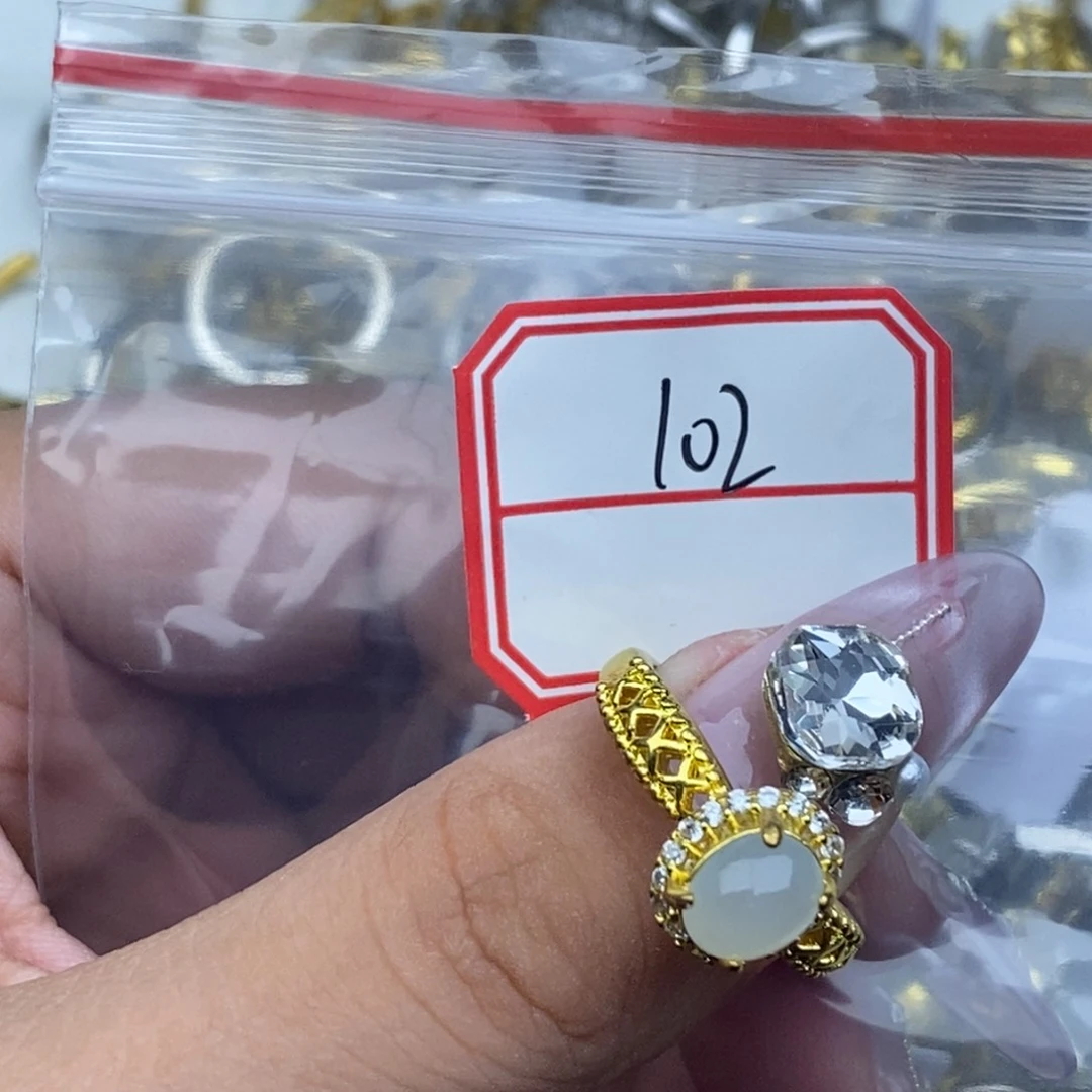 翡翠戒指合金翡翠首饰