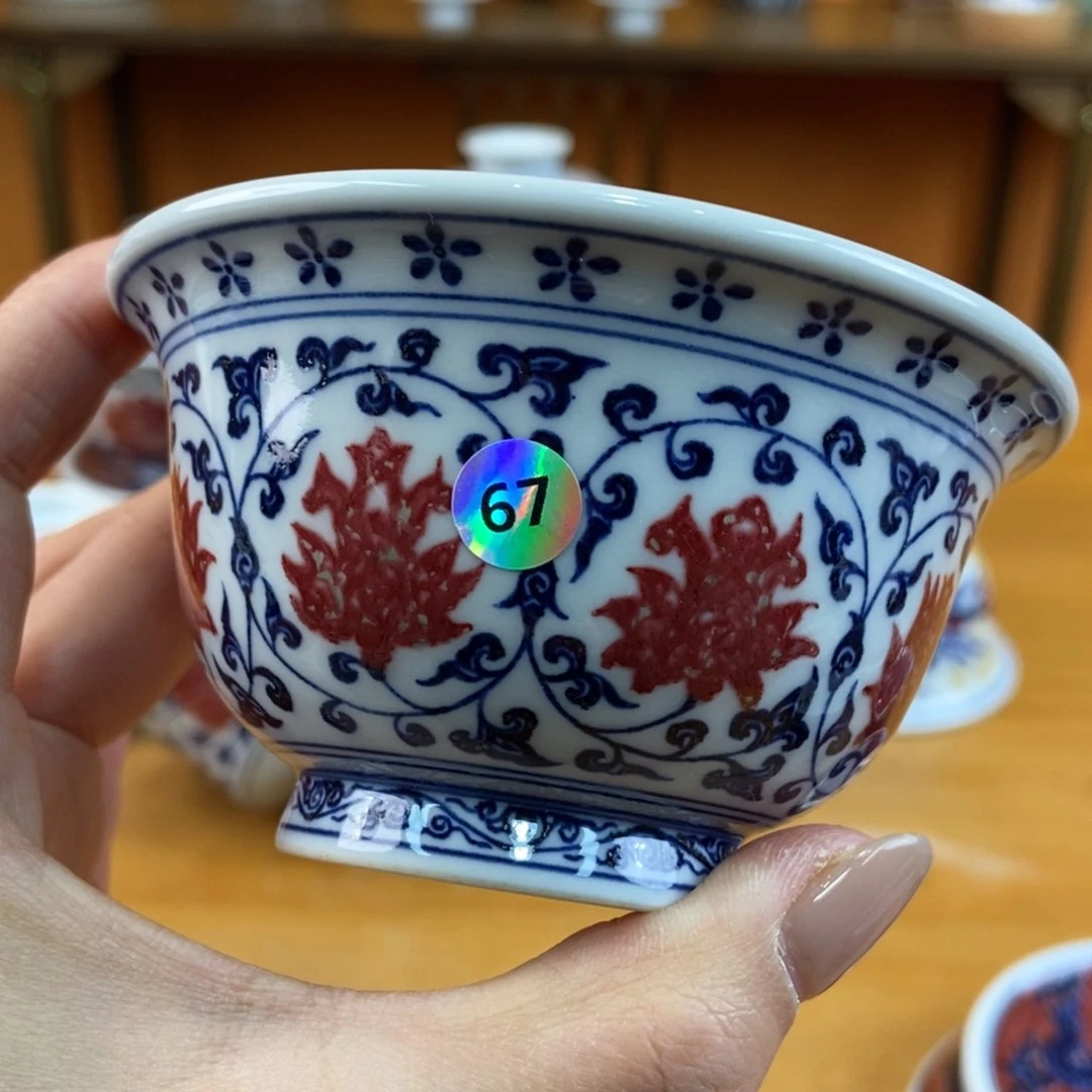 手绘现代茶具非古董