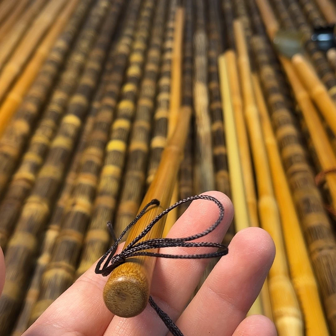 阿*精美玉竹把玩棍39CM