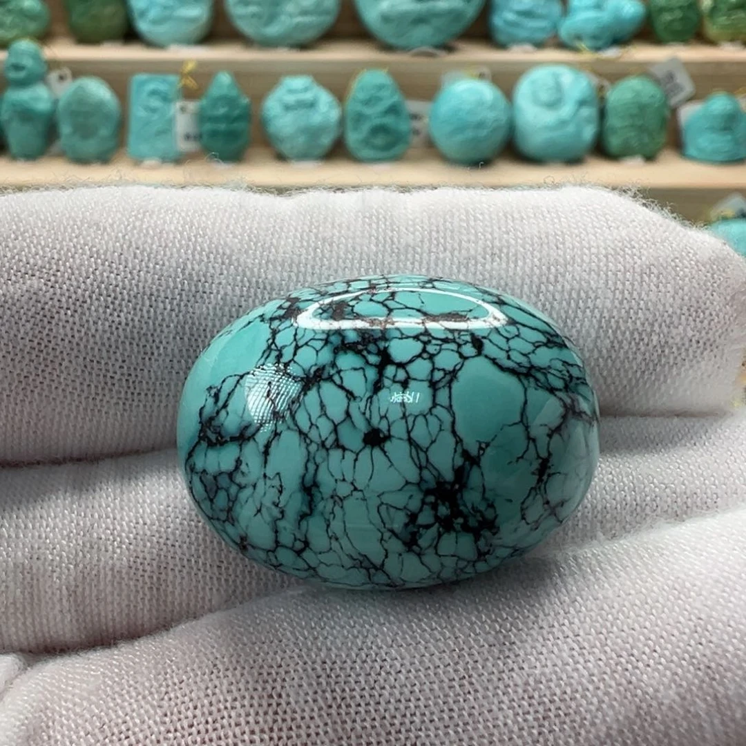 未镶嵌绿松石枣珠 18.8mm