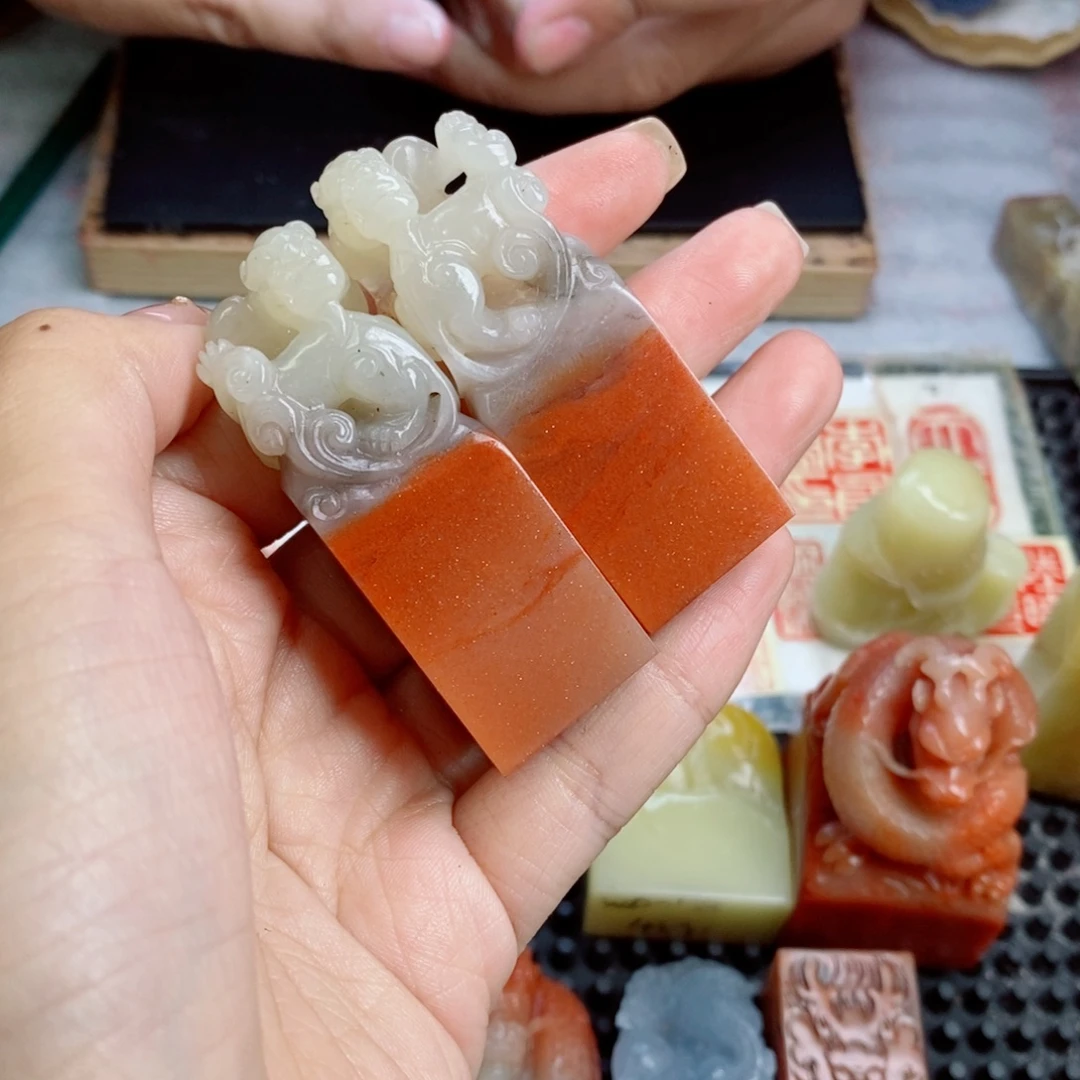 *****寿山石印石成品正章书法用品