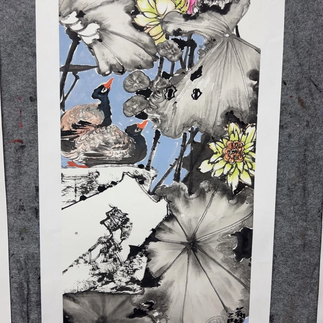 国画亲笔手绘原创作品