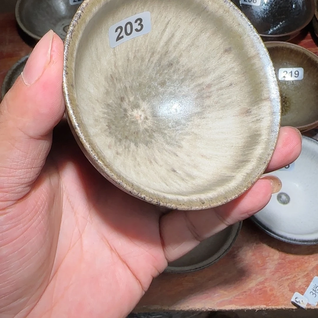 会***梦茶盏焦源柴烧自然还原203