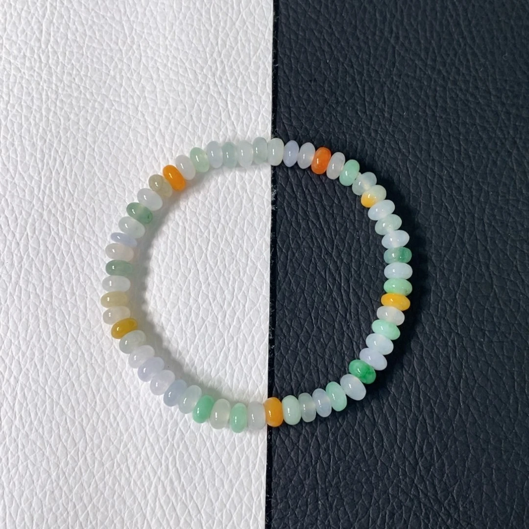 翡翠手串未镶嵌卡 5+