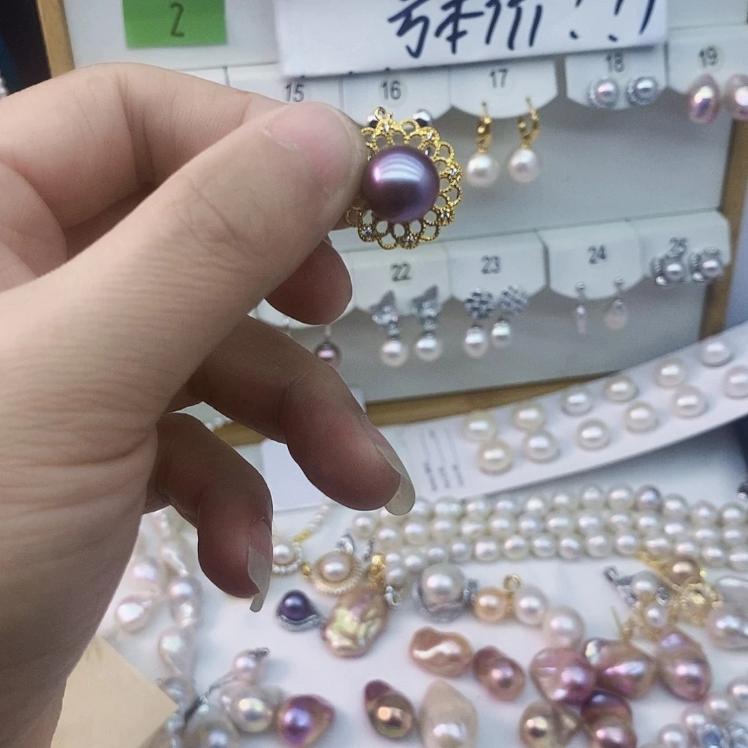 淡水珍珠颈饰未镶嵌通**玉
