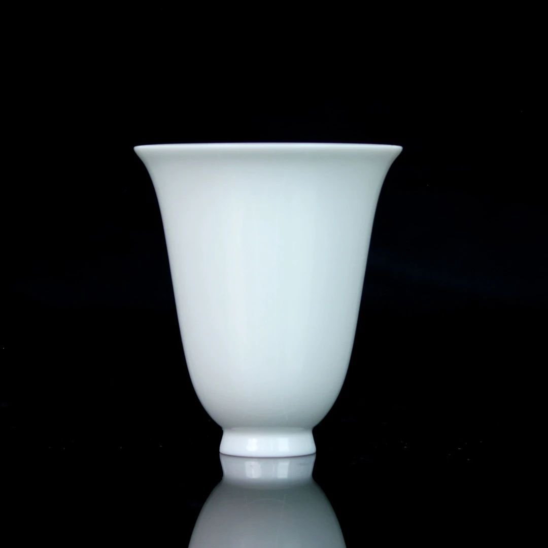 闻香杯手工主人杯白瓷家用