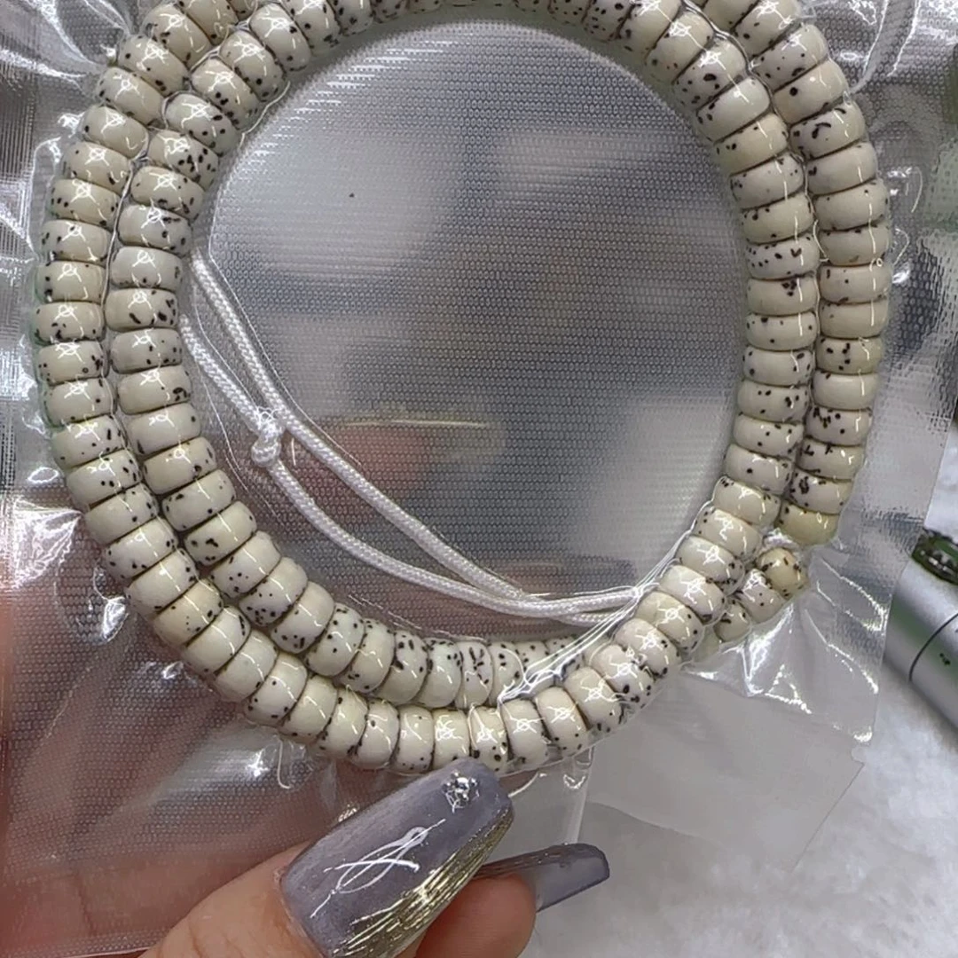 星月菩提手串42哈哈河豚星月菩提8片片108