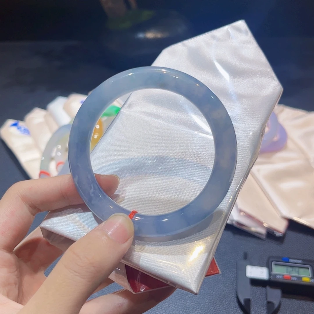 未镶嵌手镯翡翠翡翠手镯55圈口