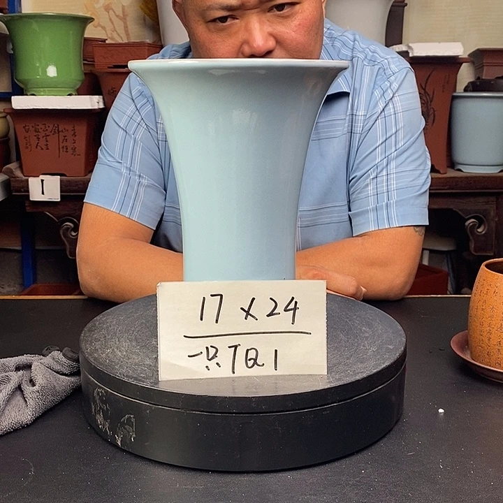 紫砂花盆货号一只TQ1