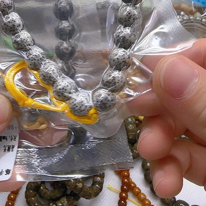 手串星月菩提185练手糯冰星月菩提9圆手持