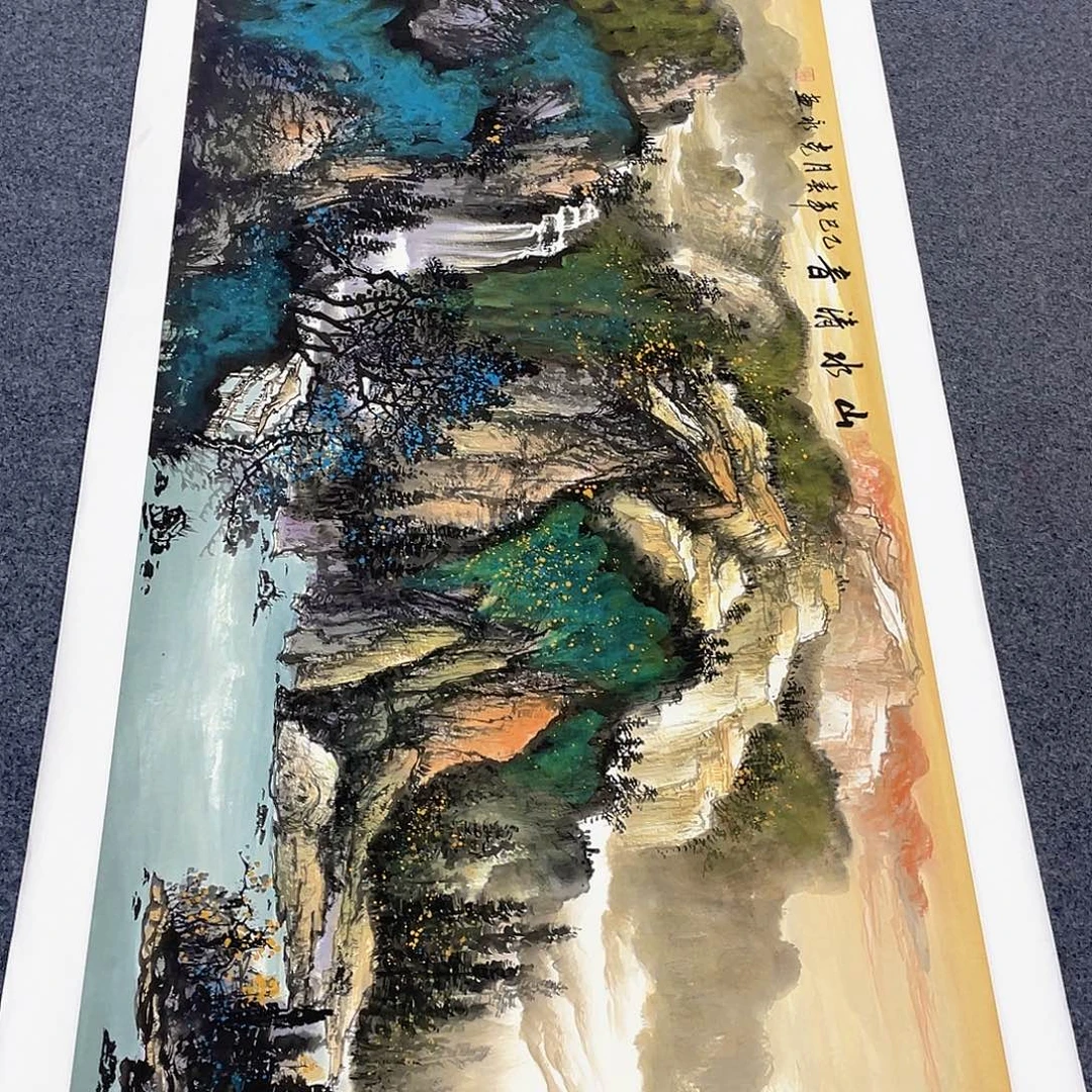 国画作品小姐姐放漏…