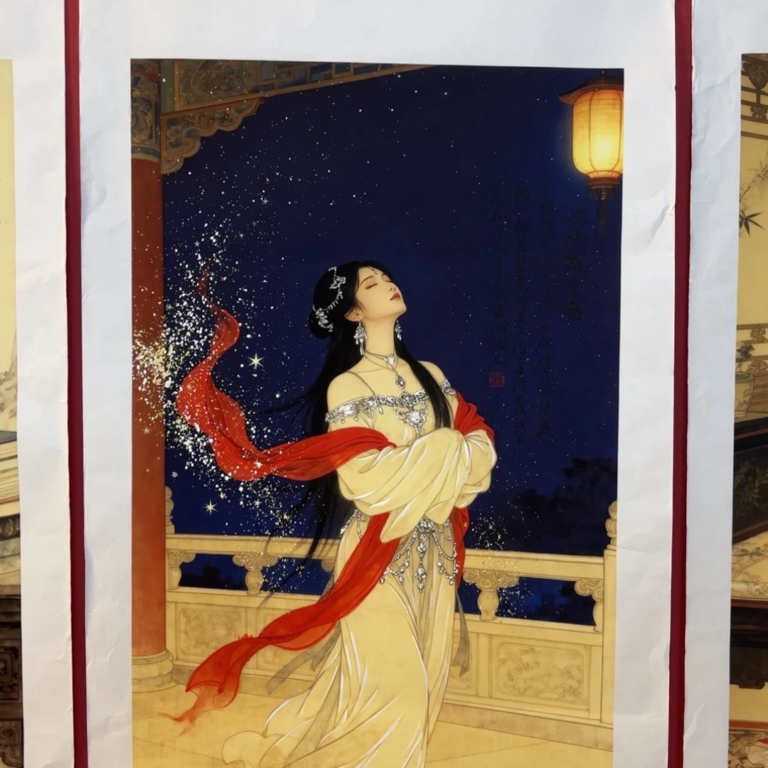 竖款精品书画作品