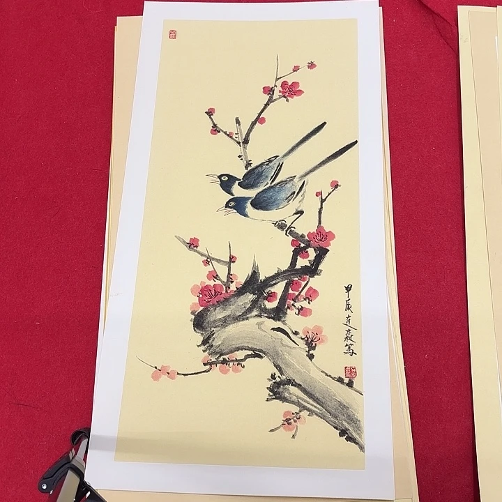 国画花鸟等多种鸟类