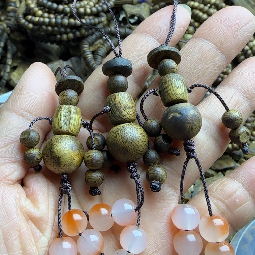 沉香碎屑沉香绿桂楠沉香虎斑棋