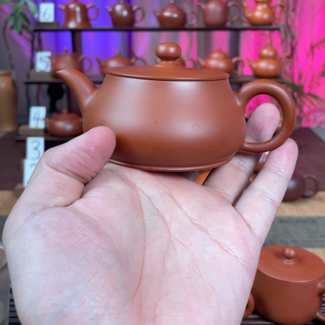 伽***地茶壶紫砂超薄明炉130cc