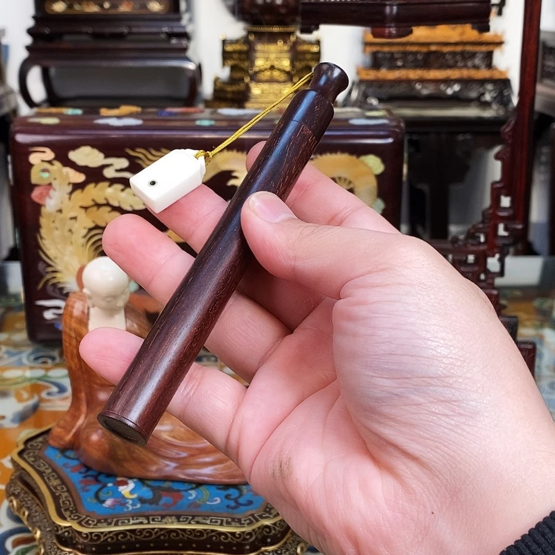 紫檀木类成套家具小叶紫檀香筒