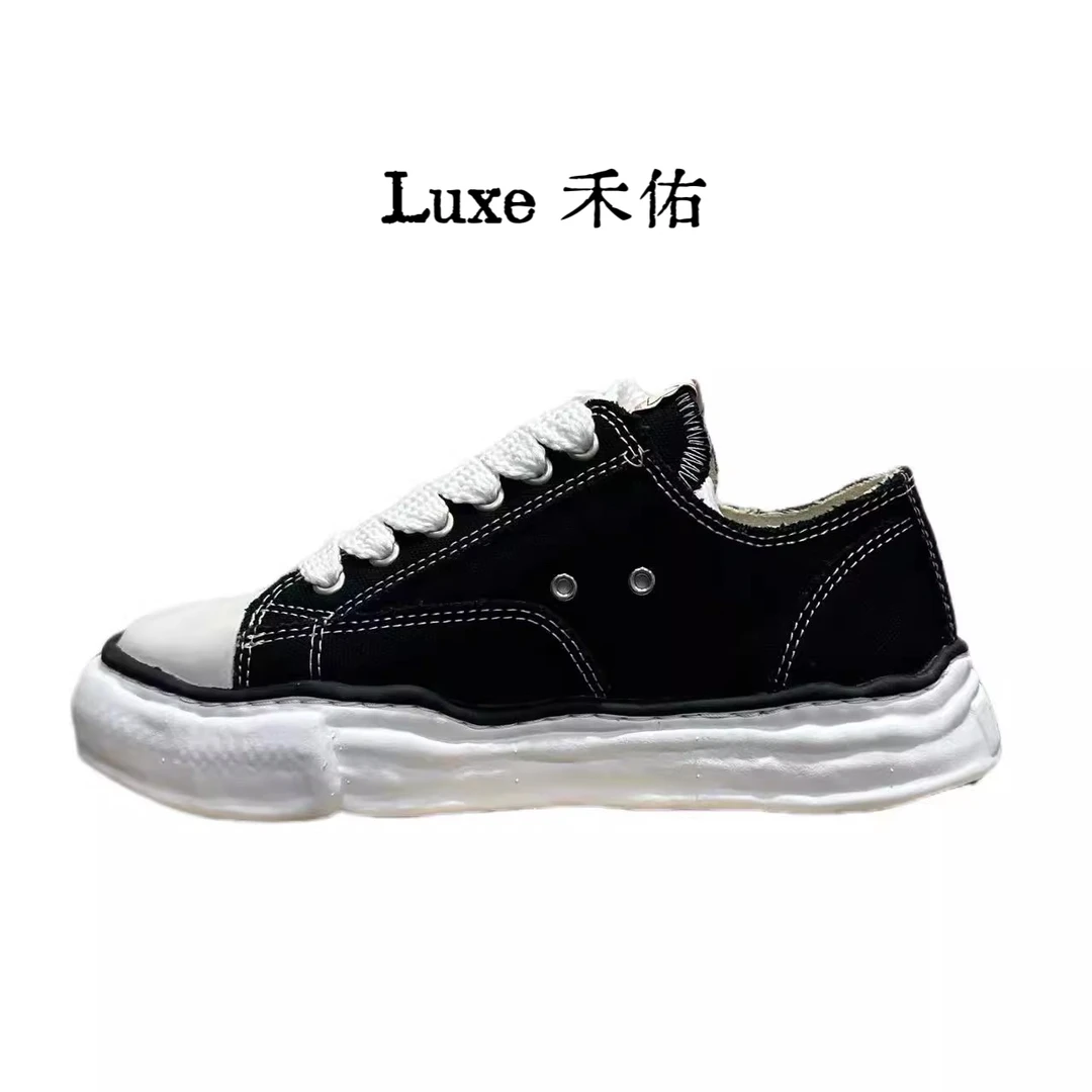 Luxe禾佑-日系经典百搭粗帆布情侣款溶解鞋鞋子