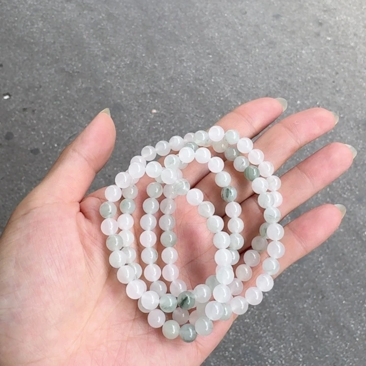 石英岩玉手串未镶嵌