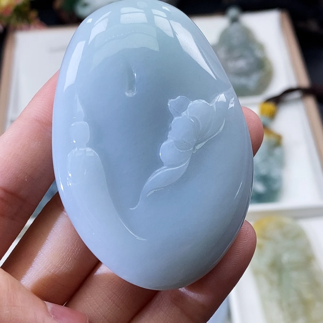 翡翠未镶嵌颈饰缅甸翡翠a货