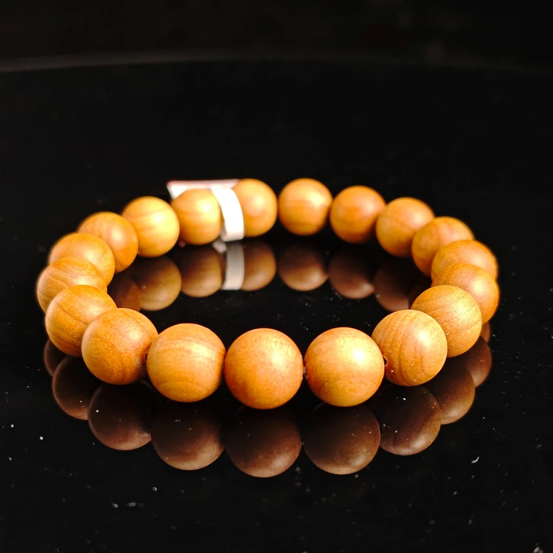 老山檀1.0*19颗单圈手串  42011023-250225