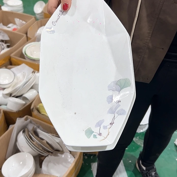 新骨瓷鱼盘2只装