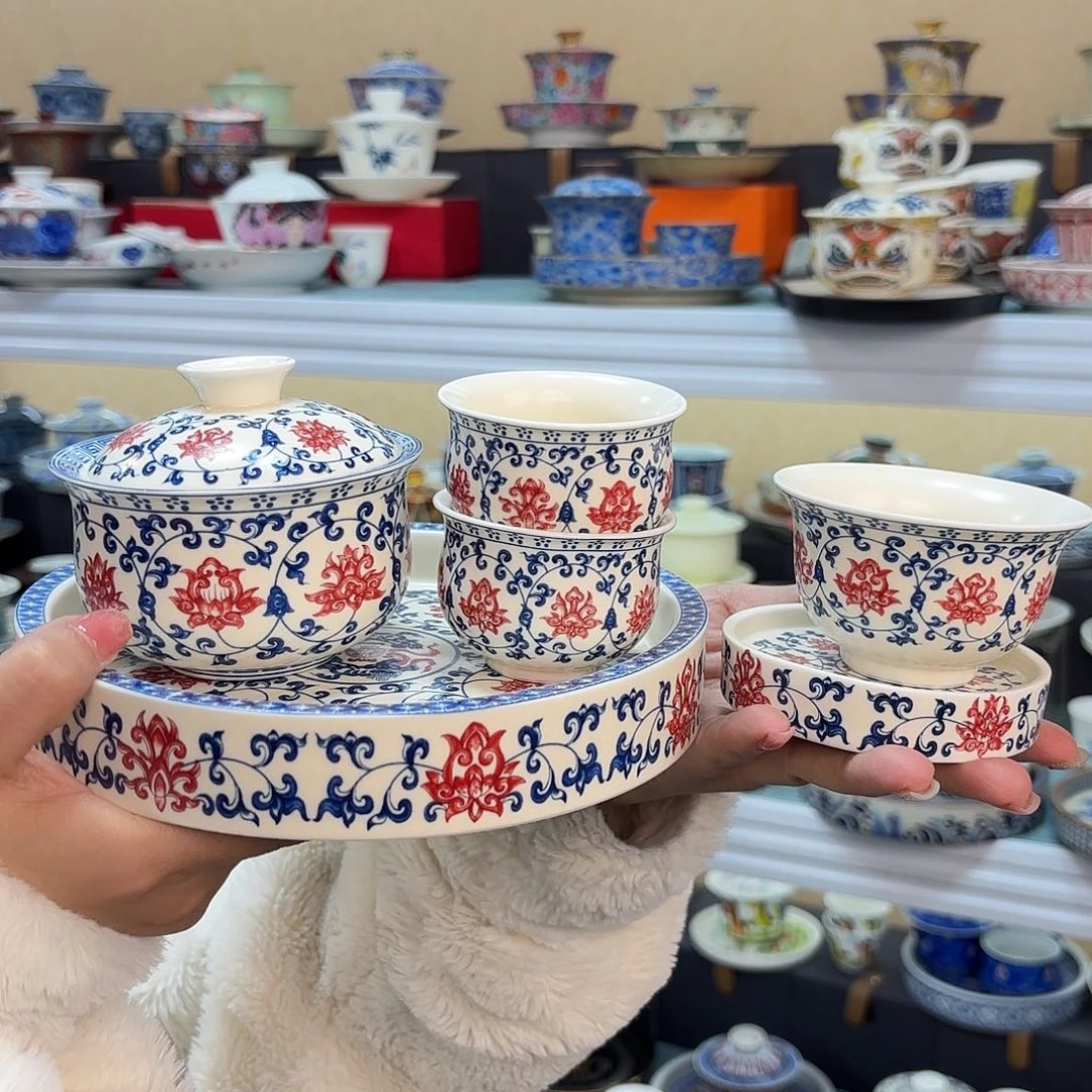 盖碗里的水煮开后放