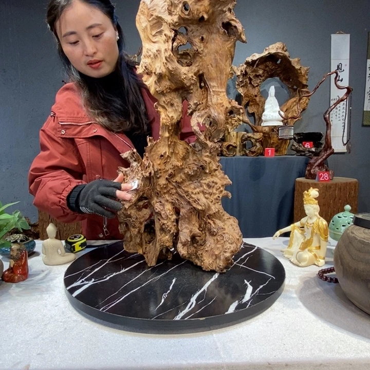额***我木草木堂根艺摆件547