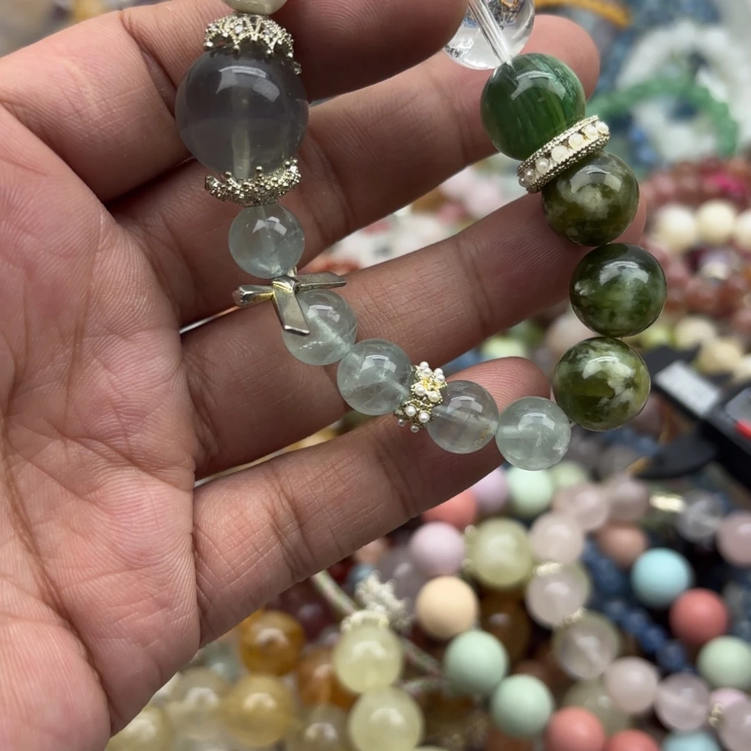 银S925镶嵌手链水晶